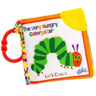 🐛 the very hungry caterpillar baby teething crinkle book - let's count soft book by eric carle: a must-have teething and learning adventure! logo