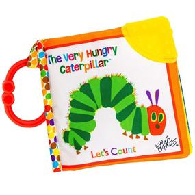 img 4 attached to 🐛 The Very Hungry Caterpillar Baby Teething Crinkle Book - Let's Count Soft Book by Eric Carle: A Must-Have Teething and Learning Adventure!