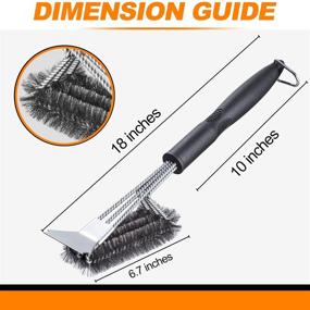 img 1 attached to 🔥 IUNUSI Basic Grill Tools Set: Premium Stainless Steel Utensils with Heavy-Duty Grill Brush