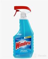 img 1 attached to 🪟 Windex Glass Cleaner Spray with 100% Recycled Plastic | Original Blue 23 fl oz Bottle review by Aditya Wheeler