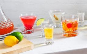 img 1 attached to 🍸 JoyJolt 4-Piece Afina Cocktail Glasses Set: Elevate your Martini Experience - 8-Ounces