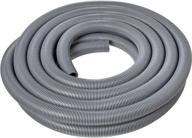 💪 powerful and versatile: cen-tec systems 60110 gray 50 foot vacuum hose, 2 inch diameter логотип