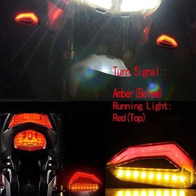 img 1 attached to 🔦 evomosa Universal 10mm Motorcycle LED Turn Signal Lights: Front and Rear Indicator Blinkers for Harley Yamaha Suzuki