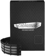 cablemod rt-series pro modflex sleeved cable kit for asus and seasonic (black + silver) logo