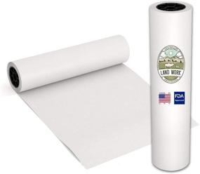 img 4 attached to 🎨 Premium 18 inch by 200 FEET White Arts and Crafts Paper Roll - Kraft Art & Construction Paper - Ideal for Wall Art, Painting, Drawing - Kids Easel & Wrapping Paper - Made in USA