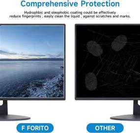 img 2 attached to 🔒 2 Pack - 23 inch Anti Glare (Matte) Screen Protectors - Compatible with All 23" Widescreen Desktop Monitors - 16:9 Aspect Ratio [Not for 16:10 Aspect Ratio Monitors]