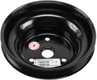 🔩 acdelco gm oe 10085754 crankshaft pulley, black logo