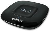 🎧 esinkin bluetooth receiver wireless audio adapter 4.0 with nfc for hd music stereo sound system logo
