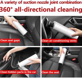 img 2 attached to Portable Cleaner Interior Cleaning Corded（White）