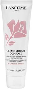img 2 attached to 🌹 Lancome Creme Mousse Confort: Creamy Foam Cleanser with Rose Extract for Dry Skin, 125ml