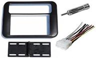 🔌 1993-2002 pontiac firebird/trans am double din aftermarket stereo radio installation kit + wire harness, antenna adapter logo