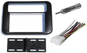 img 1 attached to 🔌 1993-2002 Pontiac Firebird/Trans Am Double Din Aftermarket Stereo Radio Installation Kit + Wire Harness, Antenna Adapter