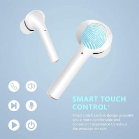 img 1 attached to Microphone Bluetooth Headphones Earphones Waterproof