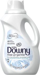 img 4 attached to 🌿 Downy Ultra Liquid Fabric Conditioner, Free & Gentle: Ultimate Care in a 34 Fl Oz Bottle