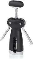 enhanced oxo steel winged corkscrew featuring detachable foil cutter logo