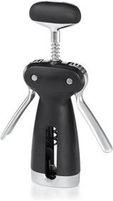 img 4 attached to Enhanced OXO SteeL Winged Corkscrew featuring Detachable Foil Cutter