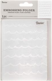 img 1 attached to 🌊 Dazzling Waves: Darice 4.25 x 5.75 Clear Embossing Folder – Perfect for Stunning Crafts!