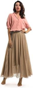 img 3 attached to Aeslech Womens Bohemian Elastic Cotton Women's Clothing