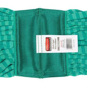 img 3 attached to 🧽 Rubbermaid Commercial Products FGT85206GR00 Microfiber Tube Mop Head: Medium Size, 5" Headband, in Green – Premium Cleaning Tool