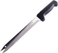 🔪 kitchen + home 8-inch carving bread knife – ultra sharp surgical stainless steel serrated all purpose kitchen knife – no sharpening required - as seen on tv and live demonstration logo