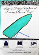 🔳 обложка для гладильной доски с узором из ткани и пенополиуретановым подкладом - better home fashion (зеленая). логотип