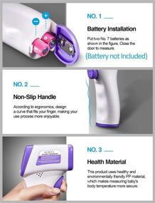 img 2 attached to Infrared Thermometer Forehead Accurate Function