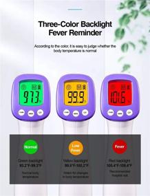 img 3 attached to Infrared Thermometer Forehead Accurate Function