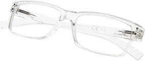 img 4 attached to 👓 Enhance Your Reading Experience with Reducblu Spring Hinge Reading Glasses - Ideal for Both Women and Men