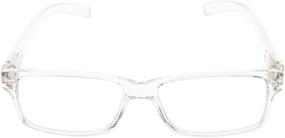 img 2 attached to 👓 Enhance Your Reading Experience with Reducblu Spring Hinge Reading Glasses - Ideal for Both Women and Men