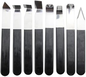 img 4 attached to 🔪 Versatile 8 Pack Metal Clay Carving Knife Set for Sculpting, Engraving, and Shaping Pottery and Ceramic Crafts