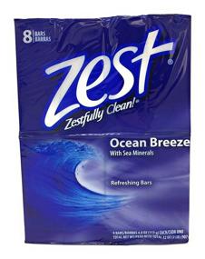 img 2 attached to 🌊 Zest Ocean Breeze Deodorant Bar Soap: 8 Bars, 4 Oz Each - Effective Cleansing and Refreshing