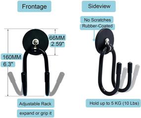 img 3 attached to 🤠 Magnetic Hanger for Cowboy Hats - Enhanced Diameter