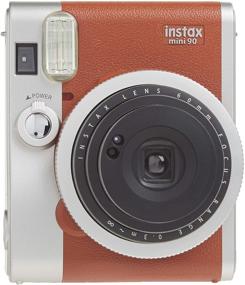 img 2 attached to 📸 Fujifilm Instax Mini 90 Instant Film Camera (Brown): Capturing Memories in Style