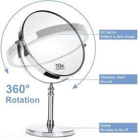 img 1 attached to KEDSUM 8 Inch Double Magnifying Removable