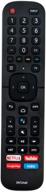 📺 voice replacement remote erf2a60 for hisense 4k ultra hd tv (55h8f, 65h8f, 50h8f, 65h9f, 55h9f, 43h6570f, 50h6570f, 55h6570f, 65h6570, 55h9050f, 55h9070f, 55h9020f, 55h9030f, 55h9040f, 65h8090f, 55h8030f) logo