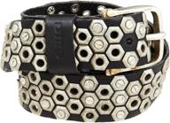 diesel mens noways belt black logo