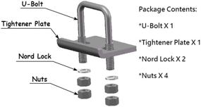 img 1 attached to 🔒 Winnerwell Anti Rattle Hitch Tightener: Secure and Noise-Free Solution for 1.25" and 2" Hitches