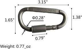 img 2 attached to Toasis Carabiner Aluminum Spring Buckle