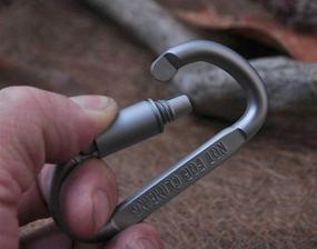img 1 attached to Toasis Carabiner Aluminum Spring Buckle