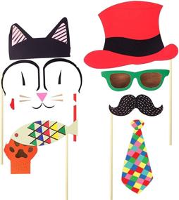 img 2 attached to 7 Gost 36PCS Circus Birthday Mustache