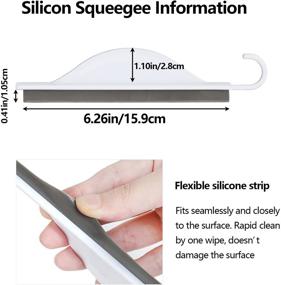 img 3 attached to Multifunction Silicone Squeegee Windscreen Bathroom