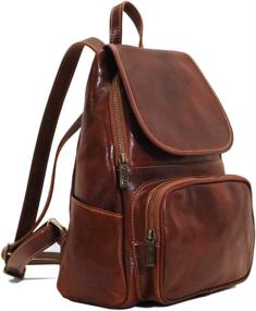img 4 attached to Рюкзак Livorno Grain Leather Knapsack