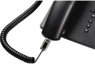 📞 360 degree rotating telephone cord detangler - clear/black - phone cord detangler (order item b071zkqpf7) by master cables logo