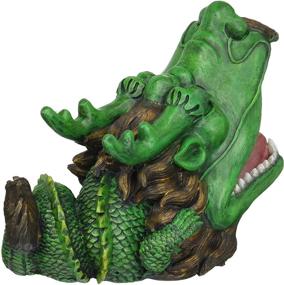 img 1 attached to Украшение из смолы для аквариума Pennplax Dragon