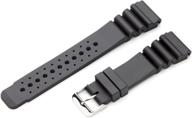 🌈 hadley roma rubber watch strap: vibrant color options for versatile style logo