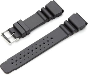 img 2 attached to 🌈 Hadley Roma Rubber Watch Strap: Vibrant Color Options for Versatile Style