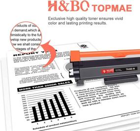 img 1 attached to HBO TOPMAE Compatible Toner Cartridge Replacement for Brother TN760 TN730 High Yield - Compatible with HL-L2350DW, HL-L2395DW, HL-L2390DW, HL-L2370DW, MFC-L2750DW, MFC-L2710DW, DCP-L2550DW (Pack of 4 Black)