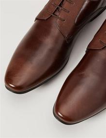 img 1 attached to Find Acton_HS01 Derbys Brown X Small Men's Shoes in Loafers & Slip-Ons