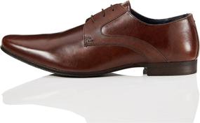 img 4 attached to Find Acton_HS01 Derbys Brown X Small Men's Shoes in Loafers & Slip-Ons