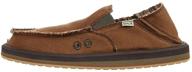 sanuk vagabonded loafer in light brown - men's slip-on shoes for loafers логотип